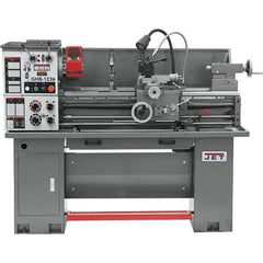 Jet - 12" Swing, 33" Between Centers, 230 Volt, Single Phase Bench Lathe - 5MT Taper, 2 hp, 75 to 1,400 RPM, 1-9/16" Bore Diam, 30" Deep x 58" High x 66" Long - First Tool & Supply