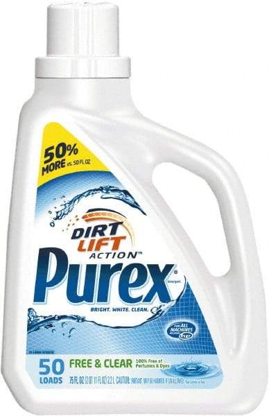 Purex - 75 oz Liquid Laundry Detergent - Unscented - First Tool & Supply