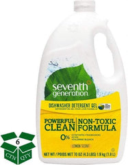 Seventh Generation - 70 oz Bottle Automatic Dishwashing Gel - Lemon Scented - First Tool & Supply