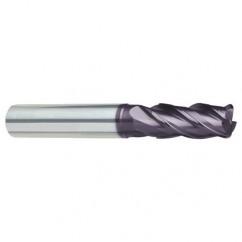 1/4" Dia. - 2-1/2" OAL - 4 FL Variable Helix Super-A Carbide End Mill - First Tool & Supply