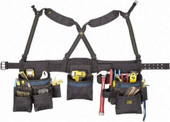 CLC - 29 to 46" Waist Tool Rig - 28 Pocket, Black/Blue, Polyester - First Tool & Supply