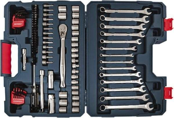 Crescent - 128 Piece 3/8" Drive Mechanic's Tool Set - Comes in Blow Molded Case - First Tool & Supply