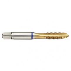 M20x2.5 6H 4-Flute PM Cobalt Blue Ring Spiral Point Plug Tap-TiN - First Tool & Supply