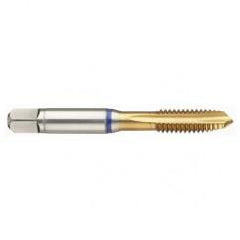 M2x0.40 6H 3-Flute PM Cobalt Blue Ring Spiral Point Plug Tap-TiN - First Tool & Supply