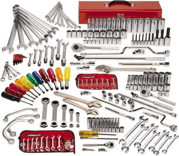 Proto - 194 Piece 1/4, 3/8 & 1/2" Drive Master Tool Set - Comes in Top Chest - First Tool & Supply