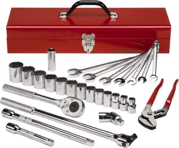 Proto - 27 Piece 3/4 & 1" Drive Master Tool Set - Comes in Tool Box - First Tool & Supply