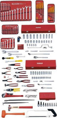 Proto - 157 Piece 3/8 & 1/2" Drive Master Tool Set - Comes in Top Chest - First Tool & Supply