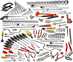 Proto - 164 Piece 1/4, 3/8, 1/2 & 3/4" Drive Master Tool Set - Comes in Roller Cabinet - First Tool & Supply