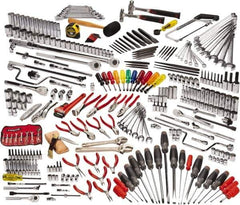 Proto - 334 Piece 1/4, 3/8 & 1/2" Drive Master Tool Set - Comes in Roller Cabinet - First Tool & Supply