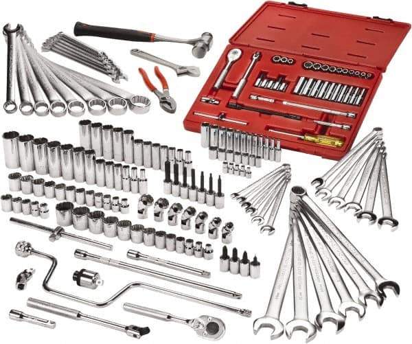 Proto - 179 Piece 1/4 & 3/8" Drive Master Tool Set - Comes in Roller Cabinet - First Tool & Supply