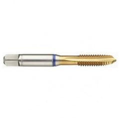 16193 2B 3-Flute PM Cobalt Blue Ring Spiral Point Plug Tap-TiN - First Tool & Supply