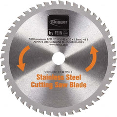 Fein - Wet & Dry-Cut Saw Blades Blade Diameter (Inch): 7-1/4 Blade Material: Carbide-Tipped - First Tool & Supply