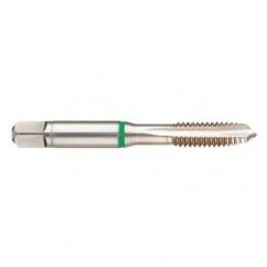 1-1/4-12 2B 4-Flute Cobalt Green Ring Spiral Point Plug Tap-Bright - First Tool & Supply