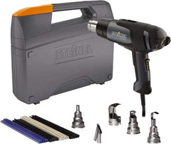 Steinel - 120 to 1,100°F Heat Setting, 4 to 13 CFM Air Flow, Heat Gun Kit - 120 Volts, 13.2 Amps, 1,500 Watts, 6' Cord Length - First Tool & Supply