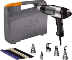 Steinel - 120 to 1,150°F Heat Setting, 4 to 13 CFM Air Flow, Heat Gun Kit - 120 Volts, 13.3 Amps, 1,600 Watts, 6' Cord Length - First Tool & Supply