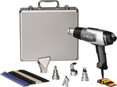 Steinel - 120 to 1,150°F Heat Setting, 4 to 13 CFM Air Flow, Heat Gun Kit - 120 Volts, 13.3 Amps, 1,600 Watts, 6' Cord Length - First Tool & Supply