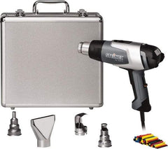 Steinel - 120 to 1,150°F Heat Setting, 4 to 13 CFM Air Flow, Heat Gun Kit - 120 Volts, 13.3 Amps, 1,600 Watts, 6' Cord Length - First Tool & Supply