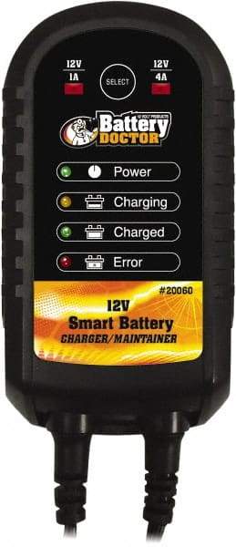 Battery Doctor - 12 Volt Automatic Charger/Maintainer - 1 Amps/4 Amps - First Tool & Supply