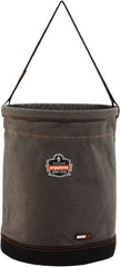 Ergodyne - 1 Pocket Gray Canvas Tool Bucket - 16" Wide x 16" Deep x 20" High - First Tool & Supply