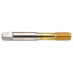 10-32 Dia. - 2BX - 4 FL - Cobalt Semi-Bott Tap FORM-C-TiN - First Tool & Supply