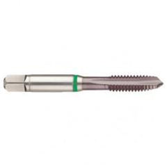 M2x0.40 6H 3-Flute Cobalt Green Ring Spiral Point Plug Tap-TiCN - First Tool & Supply