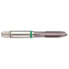 M14x2.0 6H 4-Flute Cobalt Green Ring Spiral Point Plug Tap-TiCN - First Tool & Supply