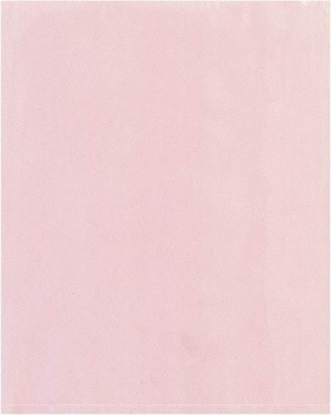 Value Collection - 12" Long x 9" Wide, 2 mil Thick, Open Top Antistatic Poly Bag - Pink, Standard Grade - First Tool & Supply