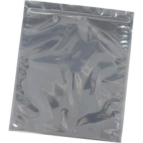 Made in USA - 13" Long x 10" Wide, 3 mil Thick, Self Seal Recloseable Zip Top Static Protection Bag - Transparent, Standard Grade - First Tool & Supply