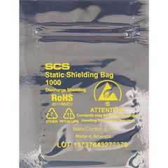 Made in USA - 24" Long x 20" Wide, 3.1 mil Thick, Self Seal Static Shield Bag - Transparent, Metal-In, Standard Grade - First Tool & Supply