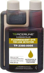 Spectroline - 8 oz Bottle Yellow Automotive Leak Detection Dye - For Engine Oil (Gasoline & Diesel), Power Steering, Automatic Transmission, Fuel (Gasoline & Diesel), Hydraulics - First Tool & Supply