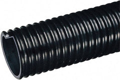 Kuriyama of America - 1-1/2" ID x 1.85" OD, 50 Max psi, Full In. Hg, Dry Material Handling & Transfer Hose - Polyurethane Liner, PVC Cover, -40 to 150°F, 2" Bend Radius, 100' Coil Length, Black - First Tool & Supply