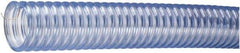 Kuriyama of America - 1-1/2" ID x 1.93" OD, 50 Max psi, 28 In. Hg, Dry Material Handling & Transfer Hose - PVC with Grounding Wire, -4 to 150°F, 3" Bend Radius, 100' Coil Length, Transparent - First Tool & Supply