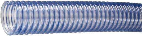 Kuriyama of America - 1-1/2" ID x 1.92" OD, 50 Max psi, 28 In. Hg, Dry Material Handling & Transfer Hose - PVC, -4 to 150°F, 3" Bend Radius, 100' Coil Length, Transparent - First Tool & Supply