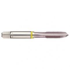 40671 2B 3-Flute Cobalt Yellow Ring Spiral Point Plug Tap-MolyGlide - First Tool & Supply