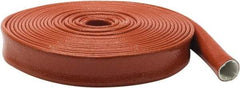 Atlantex - 1-3/4" ID Red/Orange Knit Firesleeve for Hoses - 50' Long, -65 to 500°F - First Tool & Supply