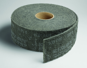 4'' x 30 ft. - Grade S Very Fine Grit - Scotch-Brite Clean & Finish Non Woven Abrasive Roll - First Tool & Supply