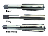 3 Piece M24x3.00 D8 4-Flute HSS Hand Tap Set (Taper, Plug, Bottoming) - First Tool & Supply