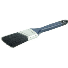 2″ Angled Sash Brush, Black China Bristle, 2-1/4″ Trim Length, Blue Foam Handle - First Tool & Supply