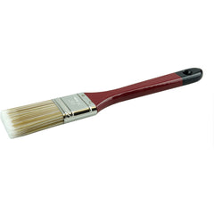 1-1/2″ Flat Sash Brush, Poly/Nylon Fill, 2-1/4″ Trim Length, Red Foam Handle - First Tool & Supply