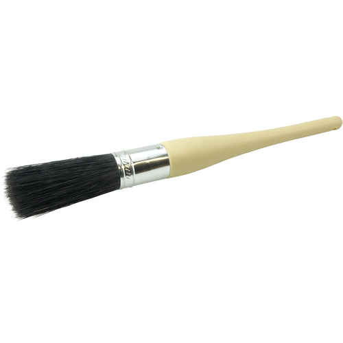 #101-1/16″ Oval Sash Brush, Black China Bristle, 3″ Trim Length, Plain Foam Handle - First Tool & Supply