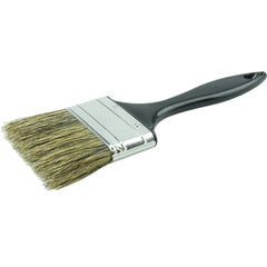 2-1/2″ Disposable Chip and Oil Brush, Grey China Bristle, 1-3/4″ Trim Length, Plastic Handle - First Tool & Supply