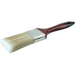 2″ Varnish Brush, Poly/Nylon Fill, 2-3/4″ Trim Length, Red Foam Handle - First Tool & Supply