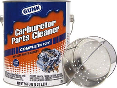 Gunk - Nonchlorinated Carburetor & Parts Cleaner - 96 oz Pail with Dip Basket - First Tool & Supply