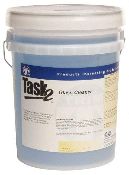 Master Fluid Solutions - 5 Gal Pail Glass Cleaner - 5 Gallon Water Based Cleaning Agent Glass Cleaner - First Tool & Supply