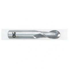 19/64" Dia. - 2-1/2" OAL - Carbide - Ball End HP End Mill-2 FL - First Tool & Supply