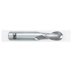 21/64" Dia. - 2-1/2" OAL - Carbide - Ball End HP End Mill-2 FL - First Tool & Supply