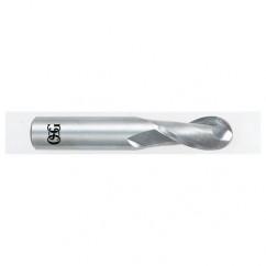 1/4" Dia. - 2-1/2" OAL - Carbide - Ball End HP End Mill-2 FL - First Tool & Supply