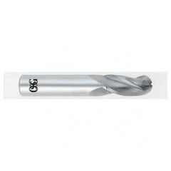 9/32" Dia. - 2-1/2" OAL - Carbide - Ball End HP End Mill-3 FL - First Tool & Supply