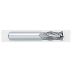 11mm Dia. x 70mm Overall Length 4-Flute Square End Solid Carbide SE End Mill-Round Shank-Center Cutting-TiALN - First Tool & Supply