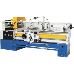 Summit - 18-1/4" Swing, 60" Between Centers, 120 Volt, Triple Phase Toolroom Lathe - 5MT Taper, 10 hp, 32 to 1,500 RPM, 3-1/8" Bore Diam, 44" Deep x 63" High x 114" Long - First Tool & Supply